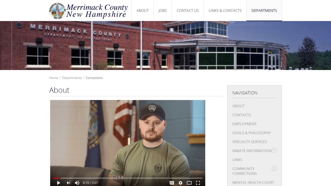 Corrections - Merrimack County